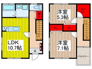 埼玉県蓮田市西新宿6【一戸建】の間取り