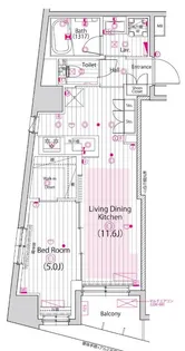 神奈川県横浜市神奈川区子安通3【マンション】の間取り