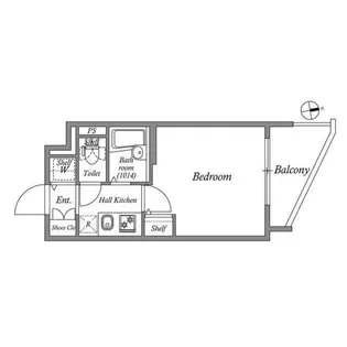 レジデンス新宿中落合【1階】の間取り