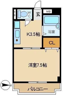 ハイムリオバ【3階】の間取り