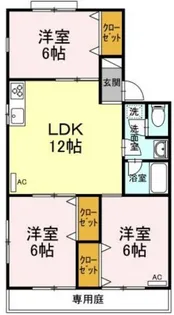 徳島県小松島市江田町字腰前【アパート】の間取り