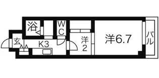 シャルマン上ノ宮【4階】の間取り