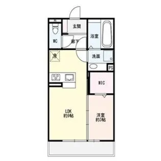 エトワル【1階】の間取り