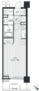 カナーリス月島【7階】の間取り