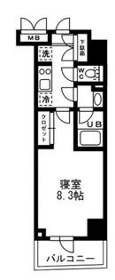 東京都江東区亀戸5【マンション】の間取り