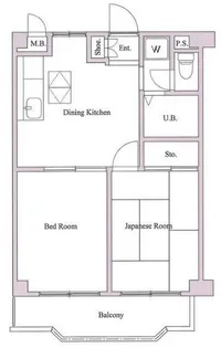 ガーデンヒルズ壱番館【1階】の間取り