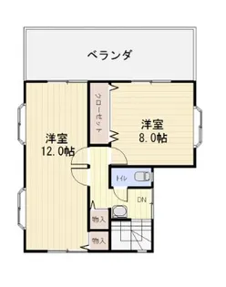 神奈川県相模原市中央区淵野辺4【一戸建】の間取り
