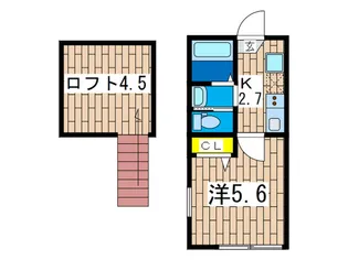 シンフォーティア【1階】の間取り