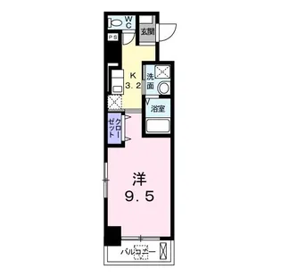 フレンテ二島II【6階】の間取り