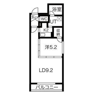 ラ・シュエット宮の森【2階】の間取り