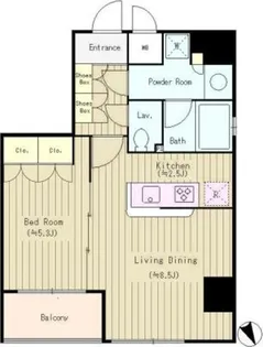 Liaison銀座一丁目【7階】の間取り
