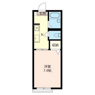 クレスト森【2階】の間取り