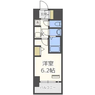 エステムコートディアシティWEST【2階】の間取り