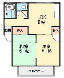 カナロア【1階】の間取り