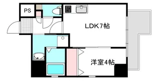 KatayamaBLDG25【9階】の間取り