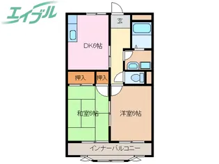 コーポラス丹羽【3階】の間取り