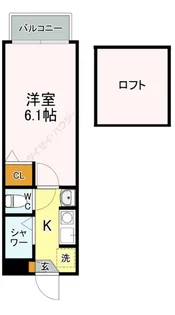 ディアコート祖師谷【2階】の間取り