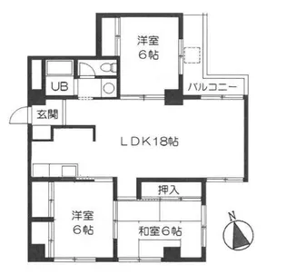子安光洋ビル【4階】の間取り