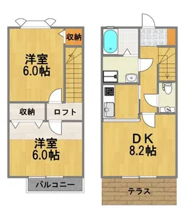 東京都あきる野市雨間【一戸建】の間取り