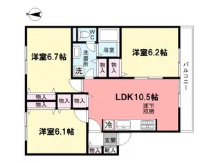 サン今川【2階】の間取り