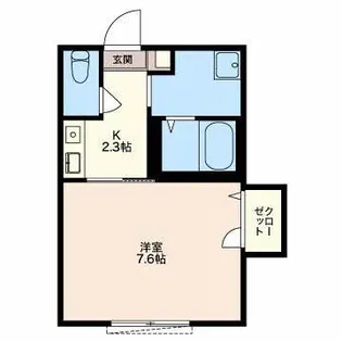 フォレストコート【1階】の間取り