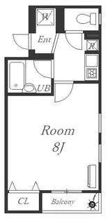 クローバーアベニュー【1階】の間取り