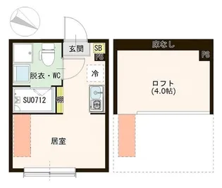 ハーモニーテラス白鷺II【1階】の間取り