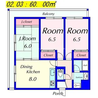フェイム瀬田【2階】の間取り
