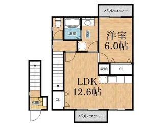 千葉県千葉市中央区生実町【アパート】の間取り