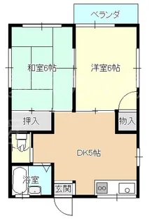 コーポヒロ【1階】の間取り