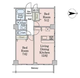 東京都渋谷区神泉町【マンション】の間取り
