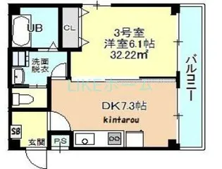 ガーデンコート船橋【2階】の間取り