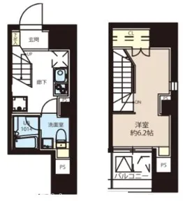 レオーネ東日本橋駅前II【6階】の間取り
