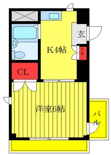 グレイン増田【3階】の間取り