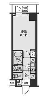 SRESIDENCE清澄白河【4階】の間取り