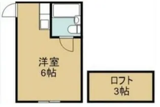 山丘ハイツ【1階】の間取り