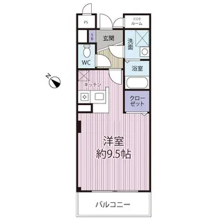 プライド【4階】の間取り