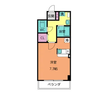 山の手ハウス【6階】の間取り