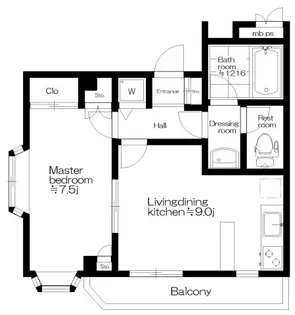 ヒルズ阿佐谷【3階】の間取り