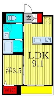 BEARWOOD LAKES市川大野【1階】の間取り