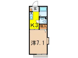 ハビタブル上井草【2階】の間取り