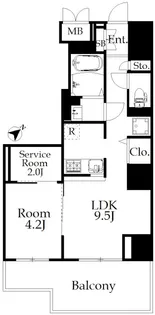 Casa Mariposa【3階】の間取り