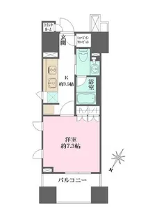 Brillia銀座id【4階】の間取り