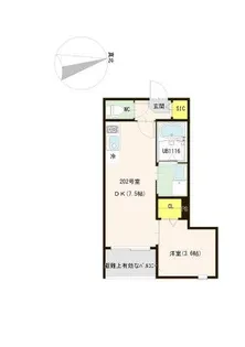 ブランシェ志茂【2階】の間取り