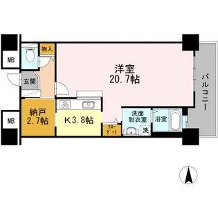 品川シーサイドビュータワー II【29階】の間取り