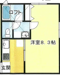 メゾンdeオリーブ【2階】の間取り