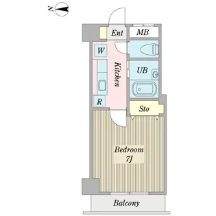 プロシード両国【1階】の間取り