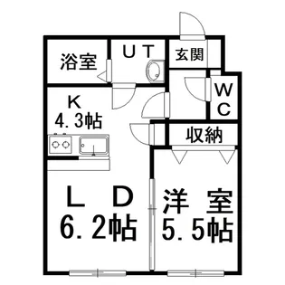 BRISE SEASON KAWAKAMI【2階】の間取り