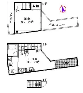 グランエッグス松原【3階】の間取り