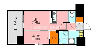 LANDIC O2227【10階】の間取り
